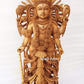 Wooden Fine High Quality Hand Carved Lord Vishnu Statue - Malji Arts