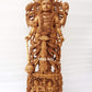 Wooden Fine High Quality Hand Carved Lord Vishnu Statue - Malji Arts