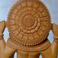 Wooden Fine Detailed Carved Bramha Ji Statue - Malji Arts