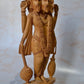 Wooden Fine Detailed Carved Bramha Ji Statue - Malji Arts