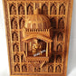 Sandalwood Carved Wall Hanging Jharokha of 24th Tirthankara of Jainism - Malji Arts