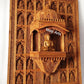 Sandalwood Carved Wall Hanging Jharokha of 24th Tirthankara of Jainism - Malji Arts