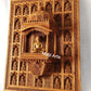 Sandalwood Carved Wall Hanging Jharokha of 24th Tirthankara of Jainism - Malji Arts